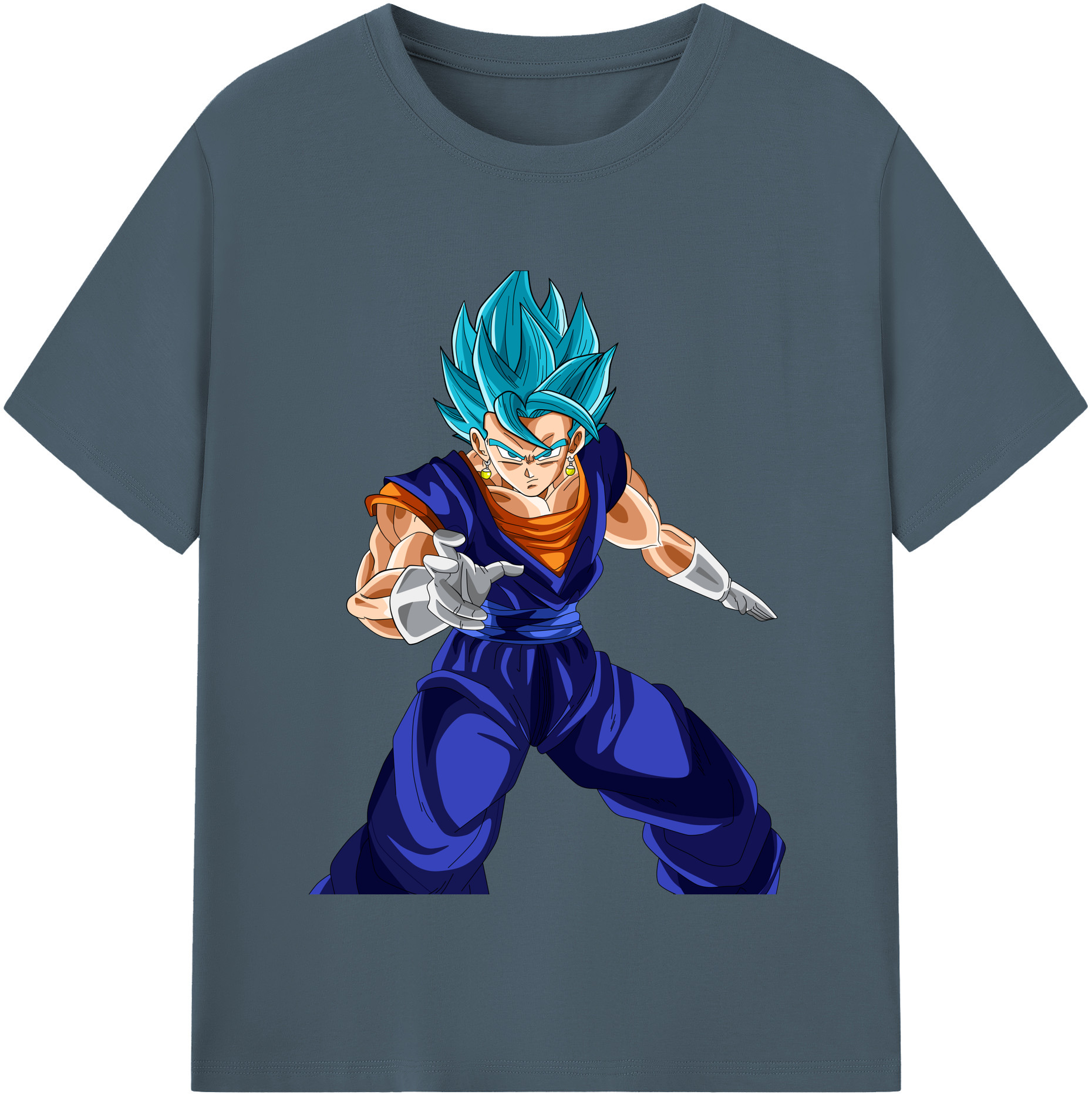 （画像用） ドラゴンボール ベジット DRAGON BALL Vegetto 綿100％半袖Tシャツ（フロントプリント）